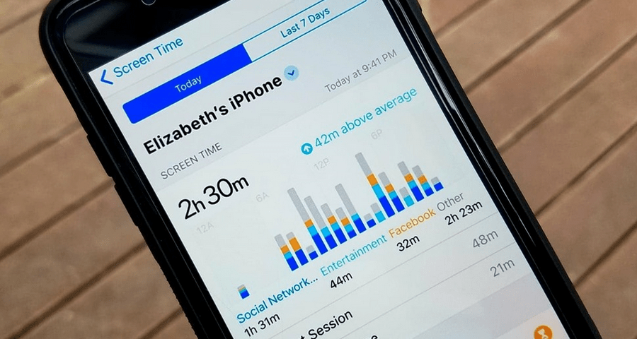 iPhone usage tracker